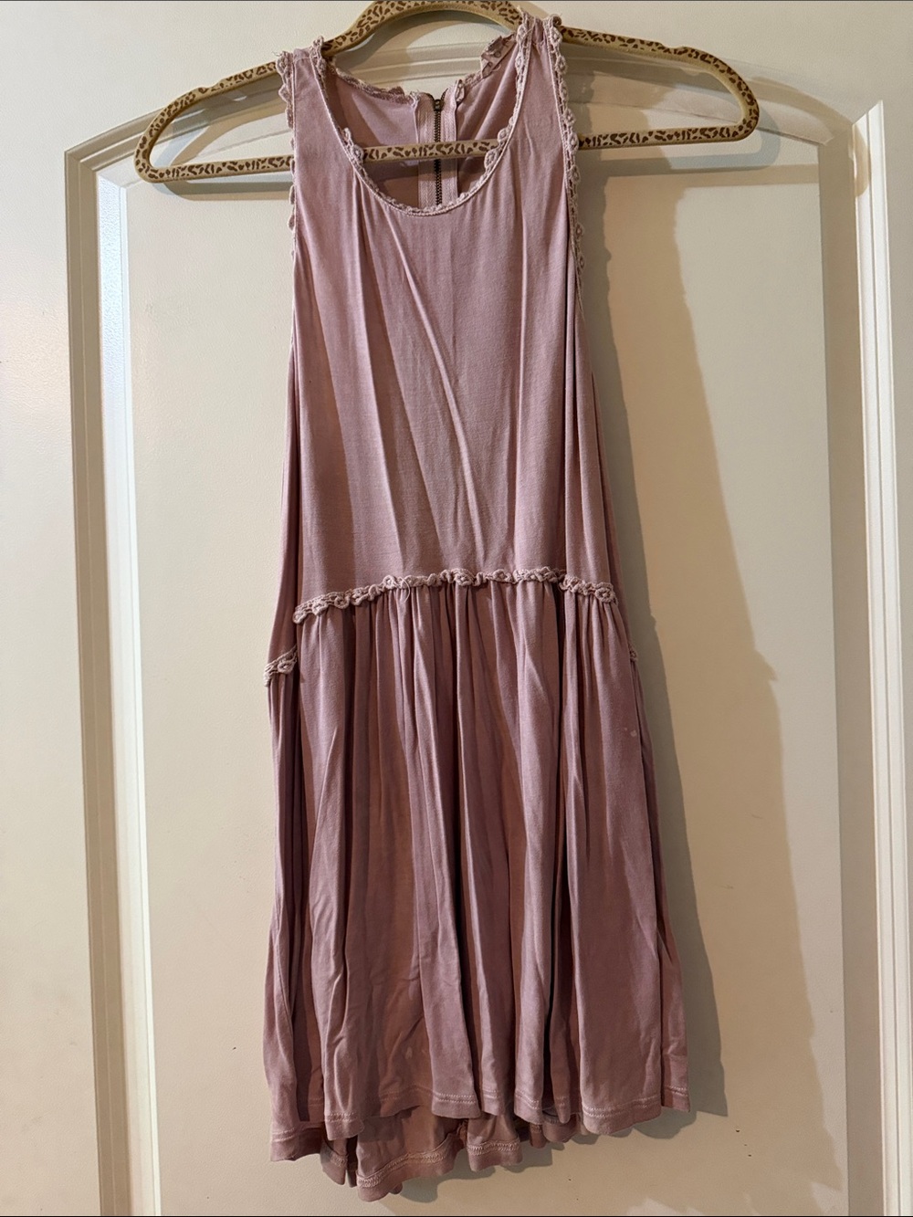 Sleeveless Mauve Tunic Dress - Women Tops Tunics